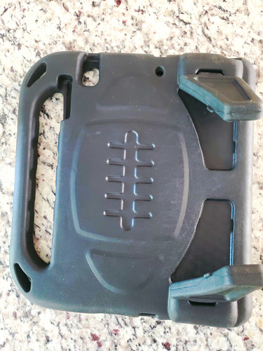 Black rugged tablet case cover - rugged,